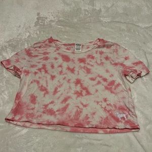 pink vs size small pink tiedye crop